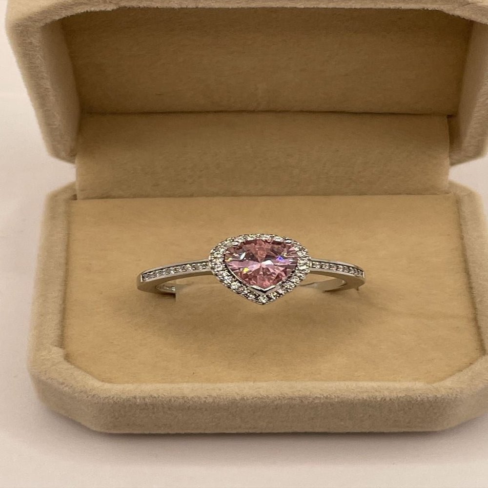 Sterling Silver 18K GP Eternity Engagement